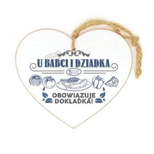 TABLICZKA SERCE U BABCI I DZIADKA... - 2860732519