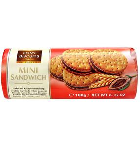 Feiny Biscuits Mini Markizy z Czekoladowym Nadzieniem 180 g - 2877075288