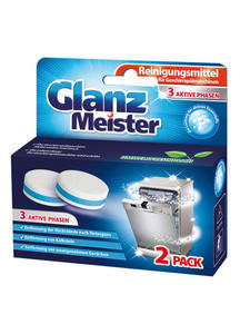 GlanzMeister Tabletki Czyszczce do Zmywarki 2 szt.DE - 2878094560