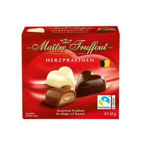 MaitreTruffout Herzpralinen Belgijskie Pralinki 45 g - 2877983091