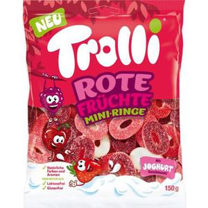 Trolli Rote Frchte Mini-Ringe 150 g - 2878330479