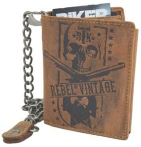 PORTFEL Z ACUCHEM PION SKRA VINTAGE GREENBURRY REBEL SKULL 1796A-SK-25 CZASZKA - 2853256238