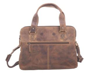 TORBA SHOPPER NA RAMI FORMAT A4 BUSINESS NA TABLET SKRA VINTAGE GREENBURRY 1629-25 - 2860955049