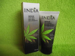 India Cosmetics - Serum do bardzo suchej skry twarzy i doni z olejem konopnym 50ml - 2862350617