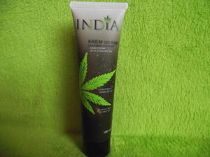 India Cosmetics- Krem do rk ochronny z olejem z konopi 100ml - 2862350619