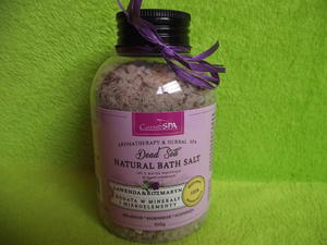 CosmoSPA- Naturalna sl z morza martwego lawenda&rozmaryn z suszonymi zioami, 600 g - 2862350872