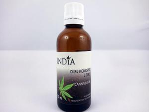 India Cosmetics-olej konopny z CBD 50ml - 2862351008