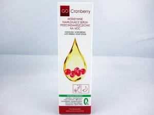 NOVA Kosmetyki- Intensywnie Nawilajce Serum Przeciwzmarszczkowe na noc GoCranberry 30 ml - 2862351214