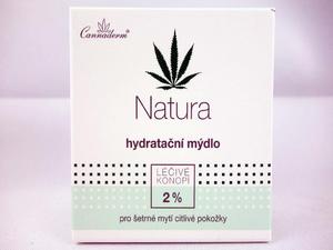 Cannaderm- Natura Mydo nawilajce z pH 5,5 100g - 2862351297