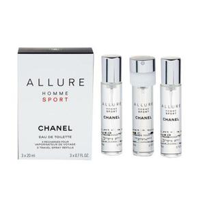 Chanel Allure Homme Sport 3x20 ml woda toaletowa Napenienie Edt 3 x 20 ml dla mczyzn - 2877271877