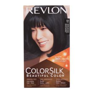 Revlon Colorsilk Beautiful Color farba do wosw Farba do wosw 59,1 ml + utleniacz 59,1 ml + odywka 11,8 ml + rkawiczki W 12 Natural Blue Black - 2874484731