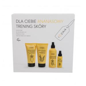 Ziaja Pineapple Gift Set zestaw Spray do ciaa 200 ml + pianka do ciaa 160 ml + el pod prysznic 160 ml + serum kofeinowe 50 ml dla kobiet - 2876247701