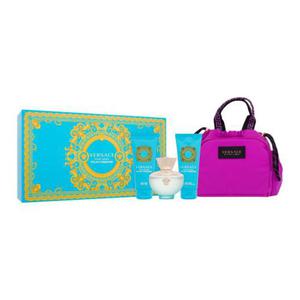 Versace Pour Femme Dylan Turquoise zestaw woda toaletowa 100 ml + el pod prysznic 100 ml + el do ciaa 100 ml + kosmetyczka dla kobiet - 2877272777