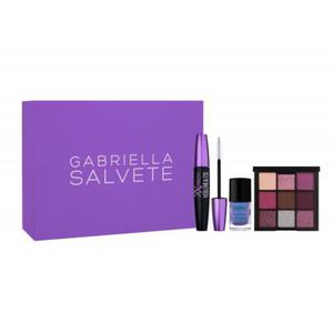 Gabriella Salvete Gift Box zestaw Tusz do rzs 11 ml + paletka cieni do powiek 9 g + lakier do paznokci 11 ml dla kobiet Violet - 2866115194