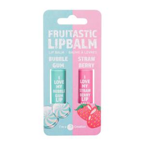 2K Fruitastic balsam do ust Balsam do ust 4,2 g Bubble Gum + Balsam do ust 4,2 g Strawberry dla kobiet - 2875283009