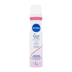 Nivea Care & Hold Soft Touch Ultra Fine Styling Spray lakier do wosw 250 ml dla kobiet - 2876468853