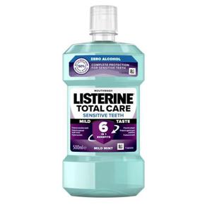 Listerine Total Care Sensitive Teeth Mild Taste Mouthwash 6 in 1 pyn do pukania ust 500 ml unisex - 2871571460