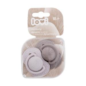 LOVI Harmony Dynamic Soother Boy 18m+ smoczek 2 szt dla dzieci - 2875580461