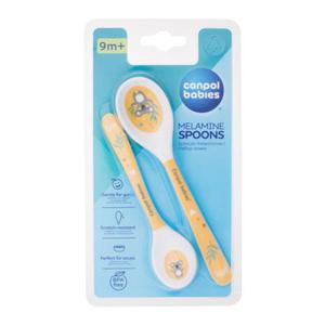 Canpol babies Exotic Animals Melamine Spoons 9m+ Yellow naczynia 2 szt dla dzieci - 2873836976