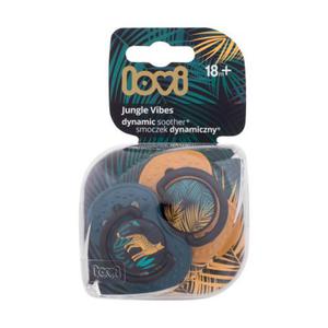 LOVI Jungle Vibes Dynamic Soother Boy 18m+ smoczek 2 szt dla dzieci - 2875935937