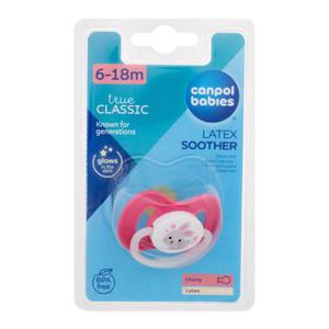 Canpol babies Bunny & Company Latex Soother Pink 6-18m smoczek 1 szt dla dzieci - 2876931863