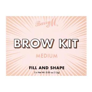 Barry M Brow Kit zestawy i palety do brwi 4,5 g dla kobiet Medium - 2877161180