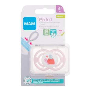 MAM Perfect Silicone Pacifier 6m+ Turtle smoczek 1 szt dla dzieci - 2876354232