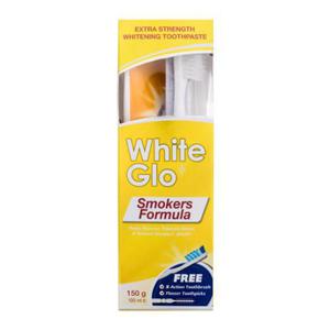 White Glo Smokers Formula pasta do zbw Pasta do zbw 100 ml + szczoteczka do zbw 1 szt. + szczoteczka midzyzbowa 8 szt. unisex - 2876556393