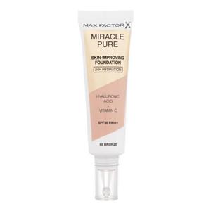 Max Factor Miracle Pure Skin-Improving Foundation SPF30 podkad 30 ml dla kobiet 80 Bronze - 2875380387