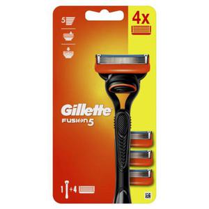 Gillette Fusion5 maszynka do golenia maszynka do golenia 1 sztuka + wymienne ostrza 3 sztuki dla mczyzn - 2876247478