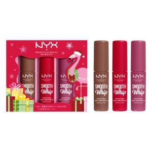 NYX Professional Makeup Fa La La L.A. Land Smooth Whip Matte Lip Cream Trio zestaw pomadka Smooth Whip Matte Lip Cream 3 x 4 ml dla kobiet - 2877272842
