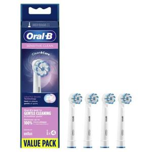 Oral-B Sensitive Clean Brush Heads wymianna gowica Wymienne kocwki 4 sztuki unisex - 2876248399