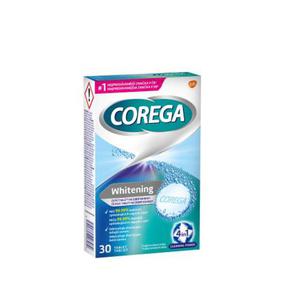 Corega Tabs Whitening tabletki i roztwory czyszczce 30 szt. tabletek czyszczcych unisex - 2876632576