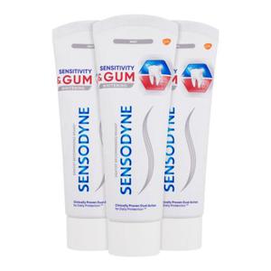 Sensodyne Sensitivity & Gum Whitening Trio pasta do zbw pasta do zbw 3 x 75 ml unisex - 2876354382