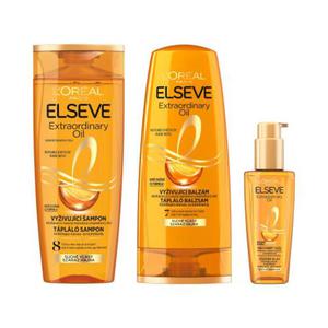 L'Oral Paris Elseve Extraordinary Oil zestaw olejek do wosw 100 ml + szampon do wosw 400 ml + odywka 400 ml dla kobiet - 2876144342