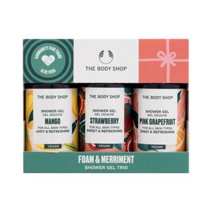 The Body Shop Foam & Merriment Shower Gel Trio zestaw - 2876556633