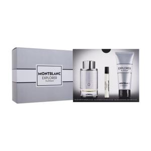 Montblanc Explorer Platinum zestaw woda perfumowana 100 ml + el pod prysznic 100 ml + woda perfumowana 7,5 ml dla mczyzn - 2876556396