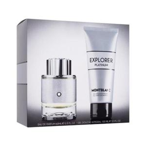 Montblanc Explorer Platinum zestaw woda perfumowana 60 ml + el pod prysznic 100 ml dla mczyzn - 2877030537