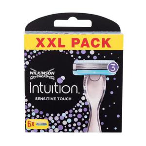 Wilkinson Sword Intuition Sensitive Touch wkad do maszynki wymienne ostrza 6 sztuk dla kobiet - 2877161852