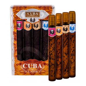 Cuba Classic zestaw Edt 35ml Yelow + Edt 35ml Blue + Edt 35ml Red + Edt 35ml Orange dla mczyzn