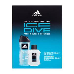 Adidas Ice Dive zestaw Edt 100ml + 250ml el pod prysznic dla mczyzn - 2876055255