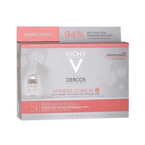 Vichy Dercos Aminexil Clinical 5 serum do wosw 21x6 ml dla kobiet - 2876468709