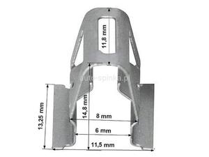 C70638 Blaszka gniazdo 6x12x14 tapicerki Audi Seat VW Porsche 8T0853107 8T0 853 107 - 2865717086