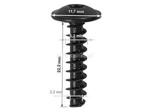 C70640 Wkrt 5,2 x 22 Audi Seat Skoda VW Porsche N90739704 N 907 397 04 - 2870149129