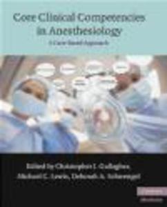 Core Clinical Competencies in Anesthesiology - 2822222830