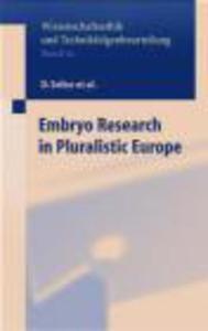 Embryo Research in Pluralistic Europe - 2822222945