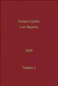 Estates Gazette Law Reports 2010: v. 2 - 2822222987