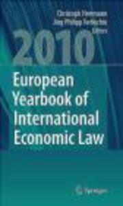 European Yearbook of International Economic Law 2010 - 2822222994