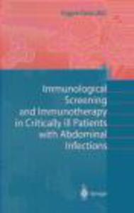 Immunological Screening & Immunotherapy in Critically Ill Pa - 2822223186