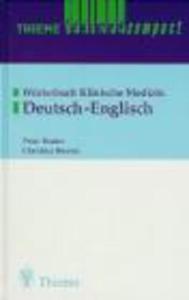 Worterbuch Klinische Medizin Deutsch-Englisch - 2822223629